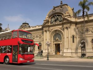 Onibus do bus tour Turistik de Santiago do Chile