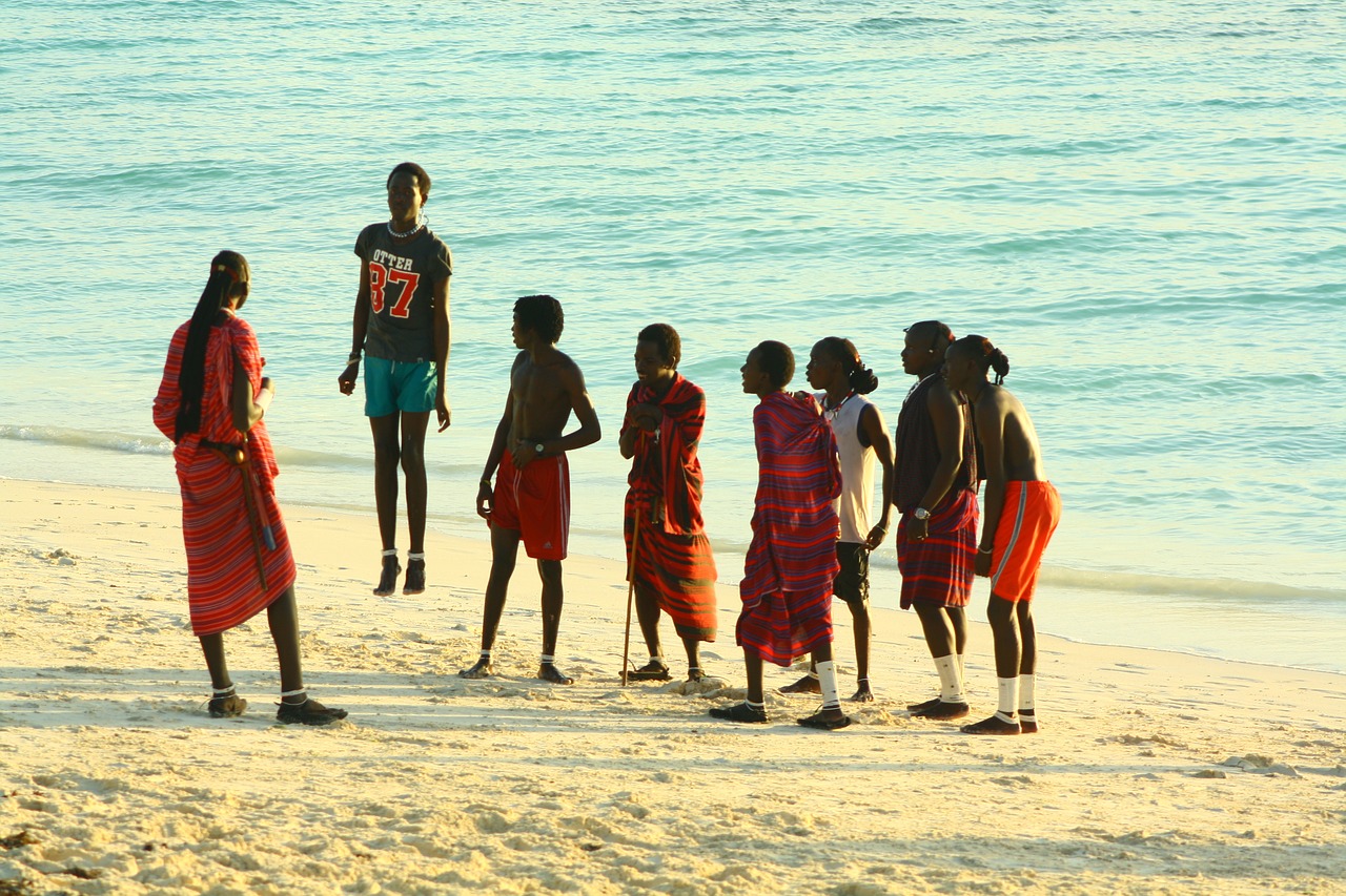 Maasais em Zanzibar