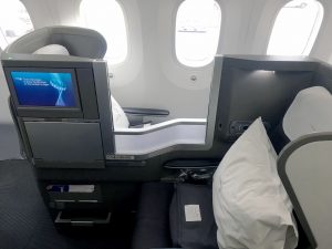Classe executiva 787-800 British Airways Club World de Londres para Seul