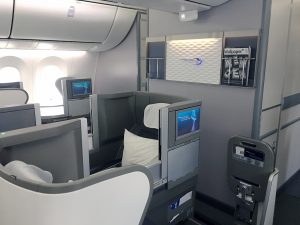 Classe executiva 787-800 British Airways Club World de Londres para Seul