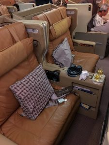 Poltrona: Classe executiva Singapore Airlines A380-800
